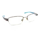 Nike 8072 221 Brown Orange Blue Half Rim Eyeglasses Frames 49-18 140 Women Pre-owned. Price: $69.99.