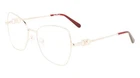 New Salvatore Ferragamo Sf 2221 770 Rose Gold Eyeglasses 55/17/140 With Case. Price: $145.95.