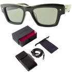 New Valentino Xxii VLS-106A-50 50-20-145 Black Square Full Rim Unisex Sunglasses. Price: $399.99.