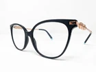 Tiffany & Co. Italy Tf 2220-B 8001 54-16-140 B:46 Black/gold Eyeglasses Frame Pre-owned. Price: $56.00.
