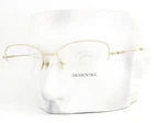 Swarovski Eyeglasses Semi Rimless SK1010 4013 Pale Gold 53MM No Case New. Price: $78.50.