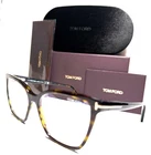 Tom Ford TF5812-B 052 Dark Havana Silver/spring Hinges Authentc Eyeglasses 53-15 New. Price: $219.00.