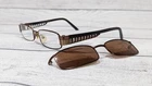 Mdx Manhattan Design Studio S3226 + Magnetic Clip-ons Eyeglasses Pre-owned. Price: $42.64.