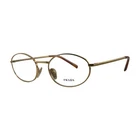 Prada A57V Gold Oval Eyeglasses Frames 54MM 19MM 135MM 5AK-1O1 New. Price: $110.00.