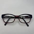 Cole Haan Ch 1012 Navy Wine Horn 53-16-135 Full Rim Eyeglasses Frame #C227 Pre-owned. Price: $19.99.