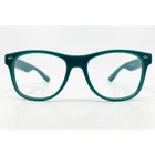 Zenni 208324 Teal Matte Plastic Full Rim Square Eyeglasses Frames Women Pre-owned. Price: $15.99.