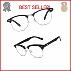 Cgid Happy Store CN56 Vintage Inspired Classic Horn Rimmed Half Frame Nerd UV400 New. Price: $14.86.