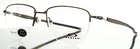 Oakley OX5142-0254 Plier Pewter Mens Teardrop Half Rim Eyeglasses 54-18-137 B:44 New. Price: $69.99.