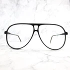 Roi Eurostyle 430M Eyeglasses Black Full Rim Aviator Frames 54-18-140 Pre-owned. Price: $44.99.