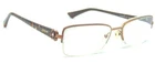 Vogue 3875 811 Brown Tortoise Half Rim Eyeglass Frames 52 17 135 Pre-owned. Price: $16.99.