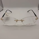 Naturally Rimless Nr 371 Gold Eyeglass Frames 180 52 16 138 (B-34) New. Price: $13.99.