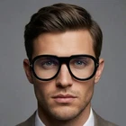 Tom Ford Glasses Frames Men Black Pilot Aviator Blue Light FT5756-B 001 53MM New. Price: $308.33.