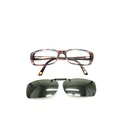 Anne Klein AK5019 (208) Mocha 53-16-135 Eyeglass Frames Only + Clipon Sunglasses Pre-owned. Price: $13.99.