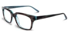 Jones New York Eyeglasses J753 Brown Blue, Size 52-18-145. Price: $42.50.