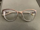 Swarovski Game SW5168 033 Rose Gold Beige Metal Eyeglasses 53-16-135 Rx Used Pre-owned. Price: $35.00.