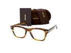 Tom Ford FT5886-B 047 Brown Havana / Blue Block 52MM Eyeglasses TF5886 New. Price: $149.45.