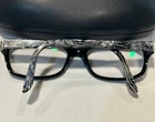 Salvatore Ferragamo Women's Frame Glasses Black Silver Swirl SF2667 Leather Case Pre-owned. Price: $48.02.