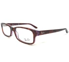 Ray-ban Eyeglasses Frames RB5187 2442 Brown Tortoise Clear Purple 52-16-140 New. Price: $82.39.
