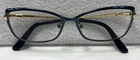 Tory Burch Ty 1035 487 Blue Cateye Eyeglass Frames Only 53 14 135 Pre-owned. Price: $49.98.