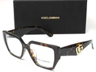 Dolce & Gabbana Dg 3373-F 502 Square Havana Women's Eyeglasses Frames 55-18-145 New. Price: $199.95.