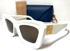 Loewe Anagram Lw 40145I 25E Ivory Gold W/brown Lenses Authentic Sunglasses 52-21 New. Price: $300.00.