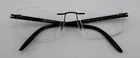 Silhouette Titanium Frames Only Rimless Eyeglasses 5379 50 6061 Black 49-19-140 Pre-owned. Price: $58.88.