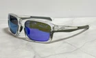 Oakley OO9247-06 Chainlink Clear & Black W/ Violet Iridium Lens Sunglasses- Read Pre-owned. Price: $35.95.