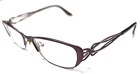 Saks Fifth Avenue 266 Small Purple Metal Cat Eyes Eyeglasses Frames 50-16 130 Pre-owned. Price: $19.97.
