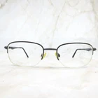 Easyclip Eyeglasses Frame EC338 Unisex Gunmetal Half Rim Rectangular 52-19-140 Pre-owned. Price: $18.13.