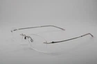 New Charmant Titanium Perfection CH8600E Silver Authentic Eyeglasses 51-19. Price: $85.80.