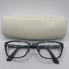 Anne Klein AK5054 414 Navy Blue Eyeglasses Frames 53-17-135 Zebra Print W/case Pre-owned. Price: $28.99.