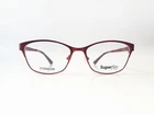 Superflex Eyeglasses Red Women Cateye Metal Titanium Full Rim MOD.1084 New. Price: $155.25.