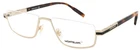 New Montblanc MB0044O 002 55-18 150 Gold & Havana Reading Glasses Frames Readers. Price: $339.99.