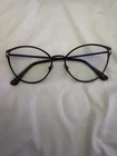 Tom Ford TF5573-B Black Cat Metal Full Rim Eyeglasses 55-17-140 Pre-owned. Price: $70.00.