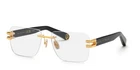 Philipp Plein VPP086M Oro Giallo Lucido 59/17/150 Man Eyewear Frame New. Price: $511.00.