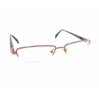 Valentino 5593 0NJZ Dark Red Brown Half Rim Eyeglasses Frames 52-16 130 Italy Pre-owned. Price: $59.99.