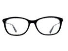 Bebe Black Leopard Interior Cat Eye Glasses On Fire BB5101 001 Jet 52 16 135 Pre-owned. Price: $49.00.