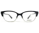 Guess Eyeglasses Frames GU2590 001 Black Silver Cat Full Rim 52-17-135 New. Price: $60.52.
