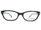 Dolce & Gabbana Petite Eyeglasses Frames DD1205 1826 Black Blue 50-17-135 New. Price: $94.84.