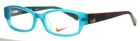 Nike 5526 336 Matte Crystal Teal Girls Kids Rectangle Eyeglasses 48-15-130 B:27 New. Price: $37.99.