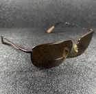 Ray-ban Mens Wide Sunglasses Frames Only Rb 3490 Brown Metal 59-16-140 Italy Euc Pre-owned. Price: $23.99.