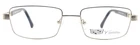 Cadillac Optical Frame Silver Metal Front + Navy Acetate Temples 1703C4 Italy New. Price: $49.00.