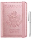 Walnew Passport Holder For Travel, Rfid 4.2 X 5.6 0.47 Inches, A-rosegold. Price: $15.78.
