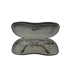Ray Ban RB6061 2502 Gunmetal Rectangular Semi Rimless Eyeglasses Frames Italy Pre-owned. Price: $29.96.