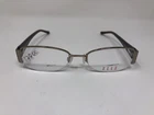 Elle Eyeglasses Frame 18758 49-18-130 Gold Brown Half Rim XU63 New. Price: $45.92.