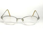 Aristar Charmant AR6840 Eyeglasses Silver Oval Half Rim 49-19-135 Color 21816 Pre-owned. Price: $47.49.