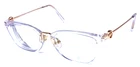 Michael Kors Captiva MK4054 3105 Clear/gold Eyeglasses Frame 52-20-140 Pre-owned. Price: $52.00.
