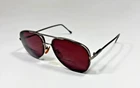Sergio Valente Eyeglasses Gunmetal Frames Vintage Sunglasses SV-28 Italy 60-20 Pre-owned. Price: $40.00.