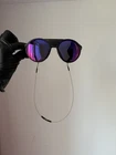 Oakley Clifden OO9440 Matte Black Frame Sunglasses With Purple Lenses New. Price: $115.00.