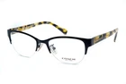 Coach HC5078 9253 Satin Black Honey Mosaic Size 50/18/135 Half Rim Eyeglasses New. Price: $136.00.